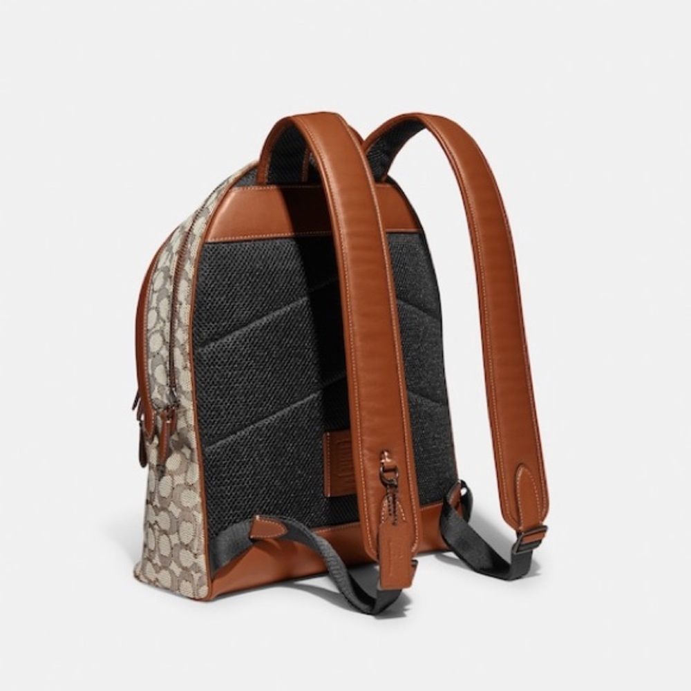 Coach X Tom Wesselmann Charter Backpack In Signature Textile Jacquard NWT - Picture 15 of 15